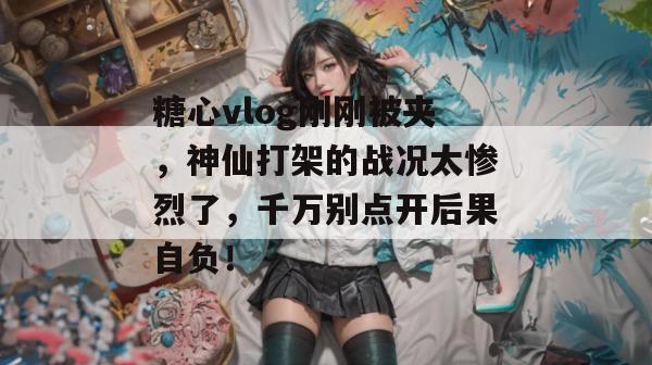 糖心vlog刚刚被夹，神仙打架的战况太惨烈了，千万别点开后果自负！